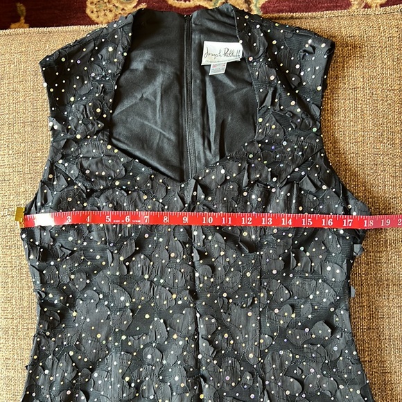 Joseph Ribkoff Black Lace Midi Dress - Picture 7 of 16